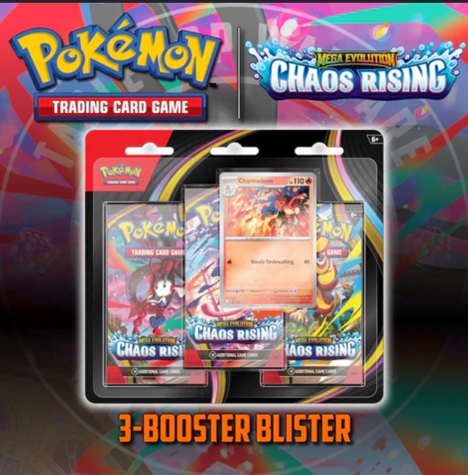 Pokémon TCG: Chaos Rising 3-Pack Blister