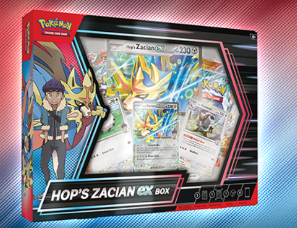 Pokémon TCG: Hop's Zacian ex Box