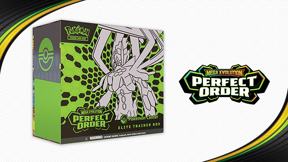 Pokémon TCG: Mega Evolution — Perfect Order PC Elite Trainer Box